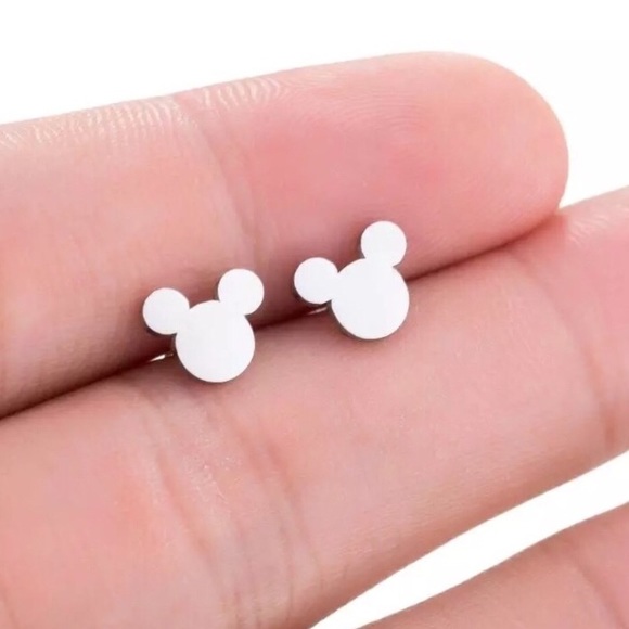 🚫SOLD🚫 Rose gold Mickey Mouse shapes earrings - Picture 3 of 3
